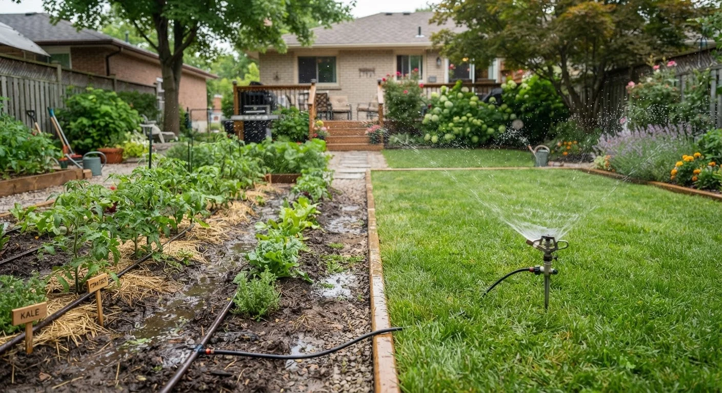 Drip Irrigation vs. Sprinkler Systems for Home Gardens