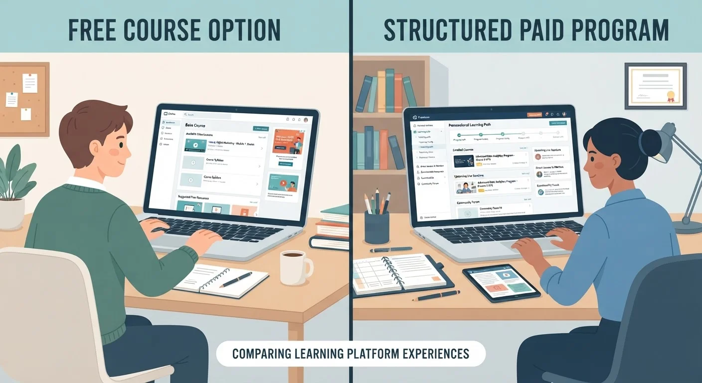 Free vs. Paid Online Courses: Understanding What You Actually Get