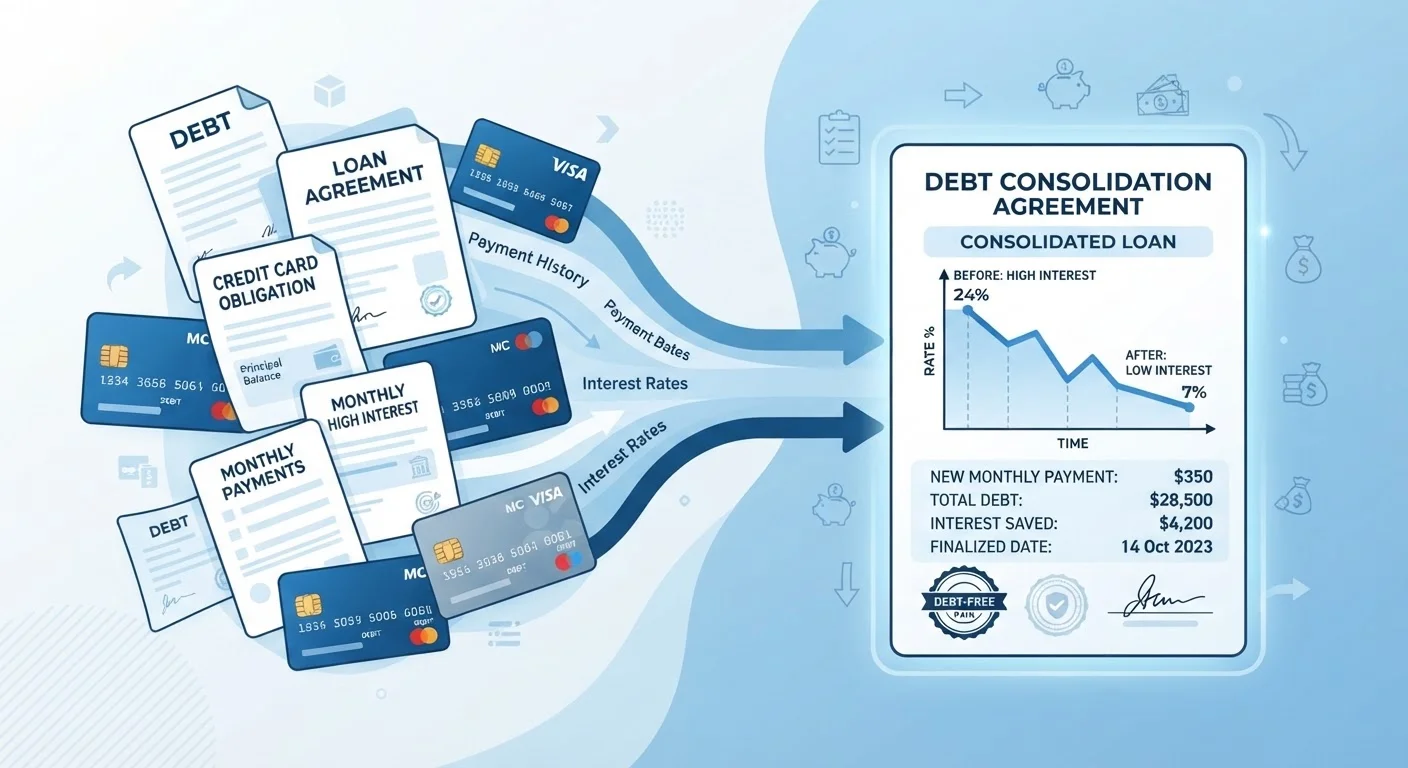 How Debt Consolidation Works and When It Makes Sense
