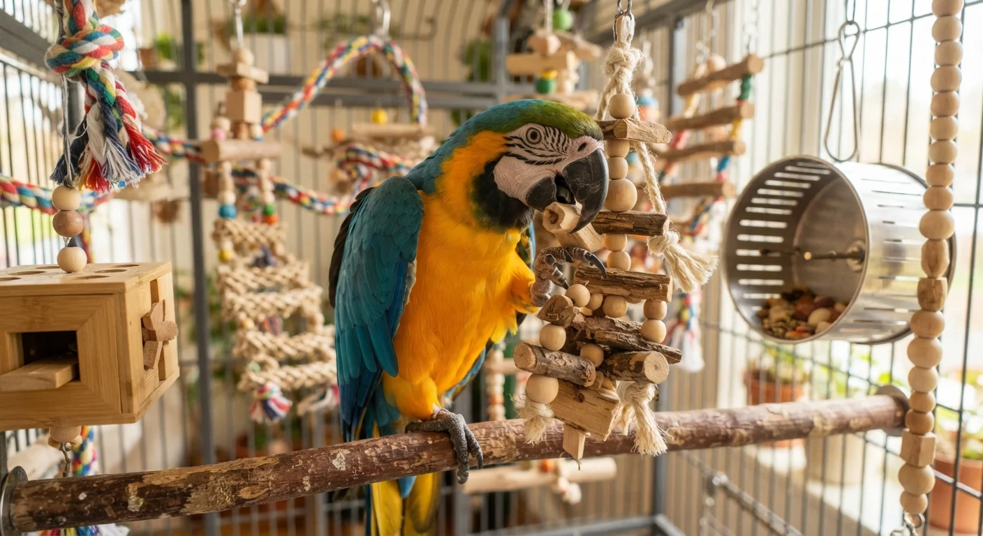 Keeping Pet Birds Mentally Stimulated
