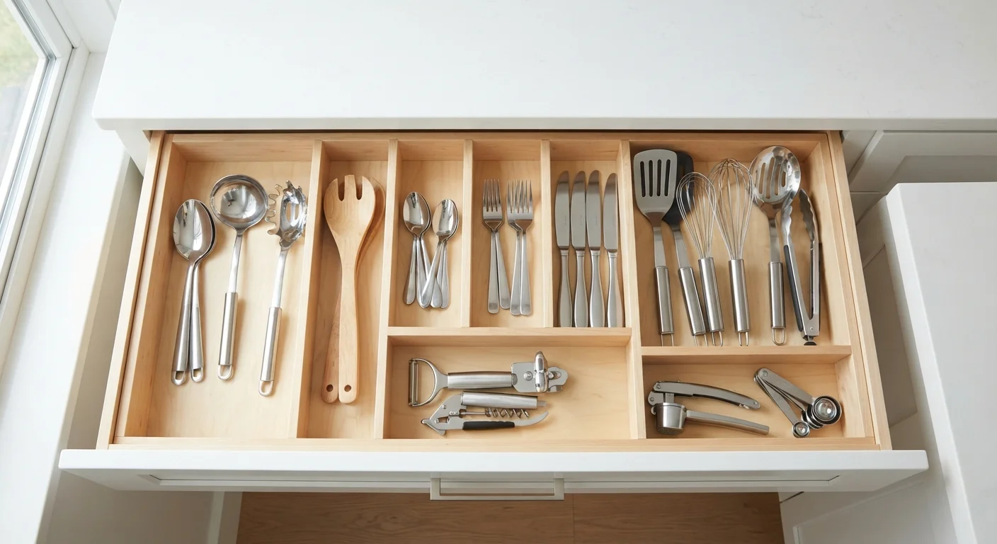 Kitchen Drawer Chaos: A Step-by-Step Reset