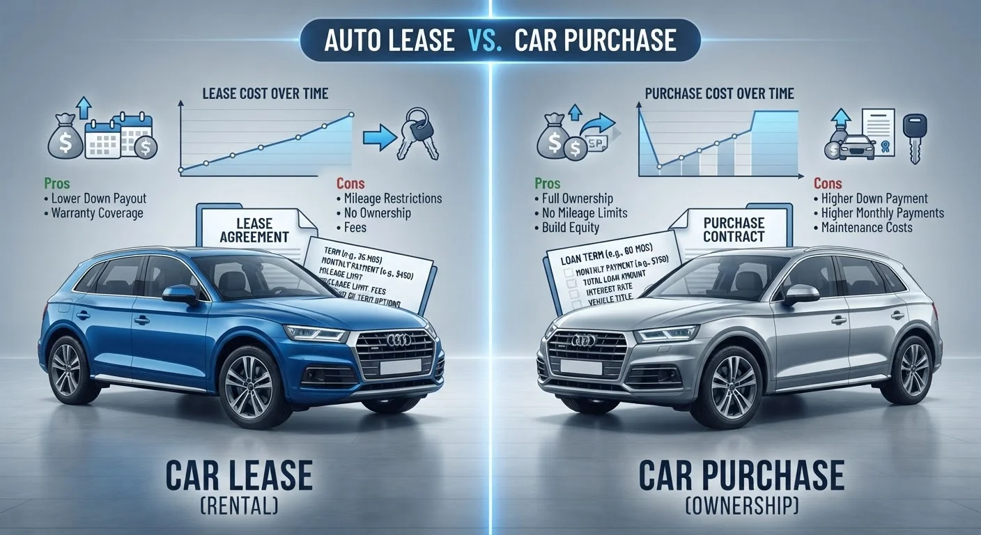 Leasing vs. Buying: Mapping the Cost Differences Over Time