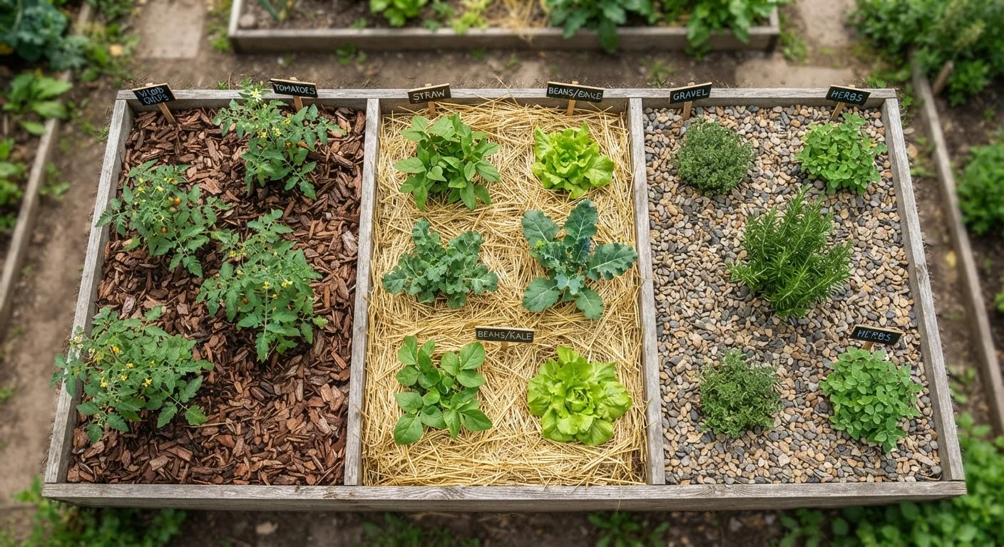 Mulching Your Garden Beds: Organic vs. Inorganic Options
