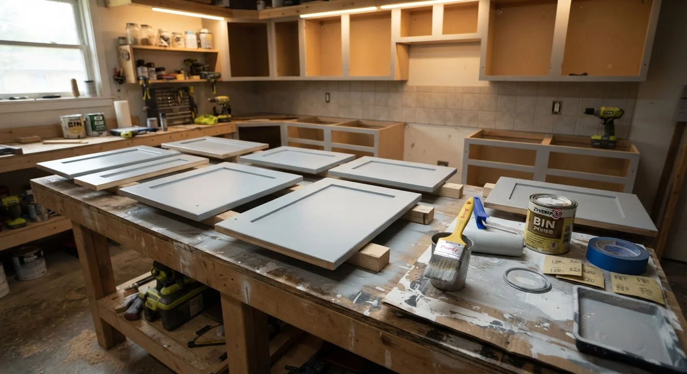 Repainting Kitchen Cabinets: What the Process Actually Involves