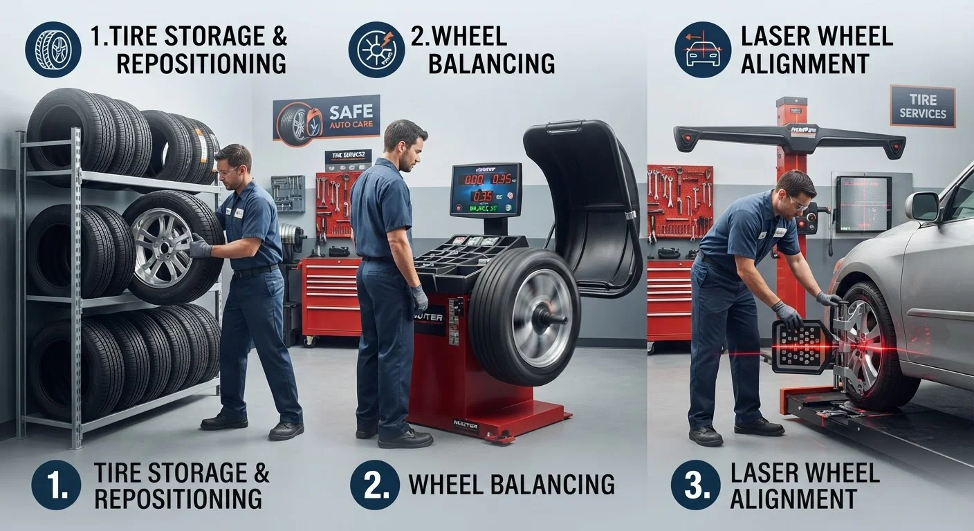 Tire Rotation, Balancing, and Alignment: Why Each Is a Different Job