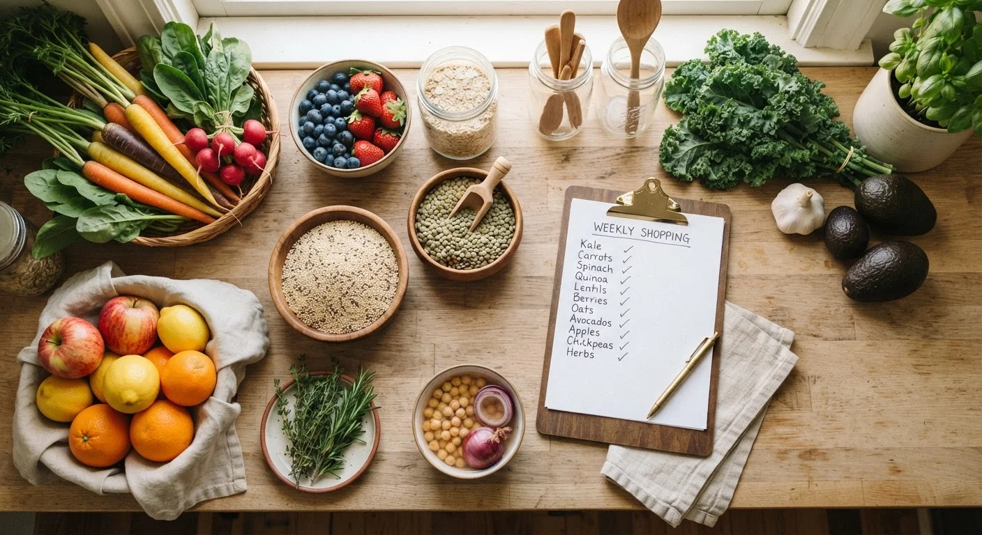 Weekly Grocery Planning Checklist for More Balanced Eating